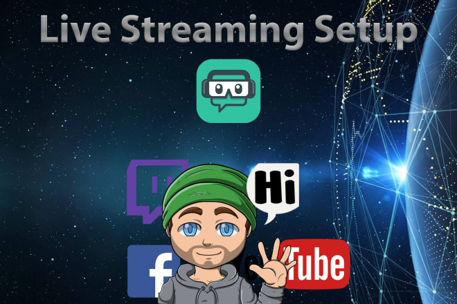 I will setup your livestream for professional streaming with streamlabs obs