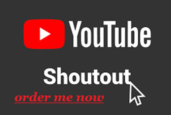 I will shoutout your youtube channel to 1m audience