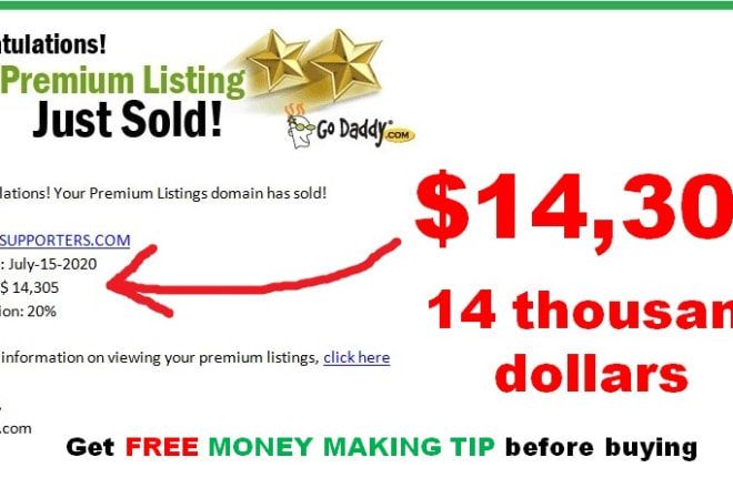 I will show how to make money buying and selling domain names