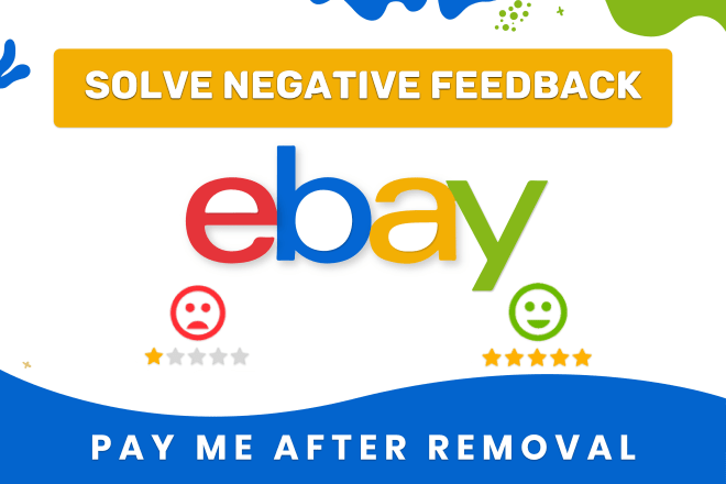 I will solve ebay feedback,selling limit and account issues