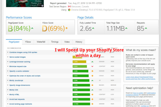 I will speed up and optimize shopify store in a day