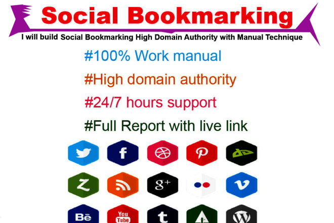 I will submit URL bookmarking sites business facebook on or off page SEO