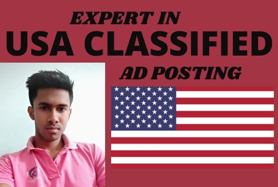 I will submit USA classified ad posting manually
