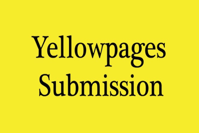 I will submit Your Business/ Website to 15 High PR Yellow Pages Manually