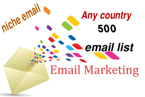 I will targeted niche email lists for email marketing campaigns