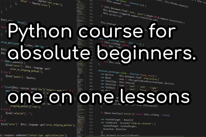 I will teach you python basics through small projects