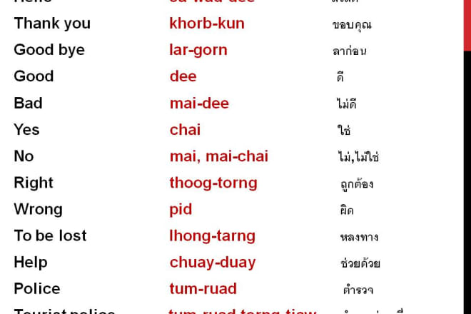 I will teach you thai language via skype