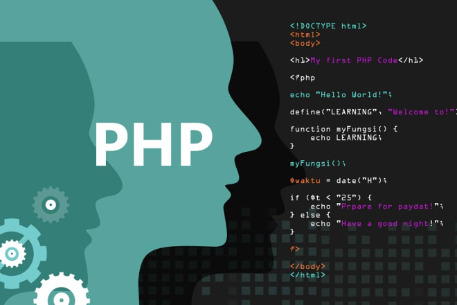 I will teach you to learn PHP programming and mysql