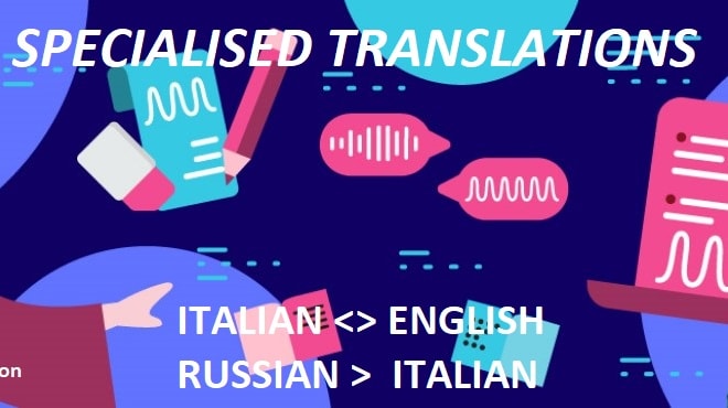 I will traduzione italiano inglese e inglese italiano