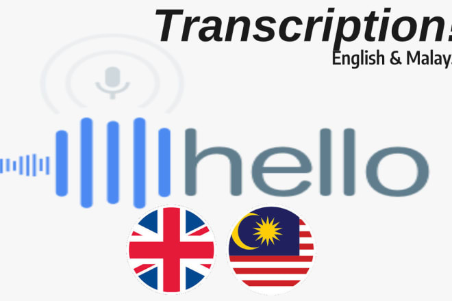 I will transcribe voice to text transcription in 24 hours