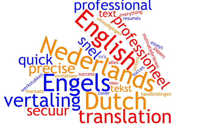 I will translate any text from english to dutch or vice versa