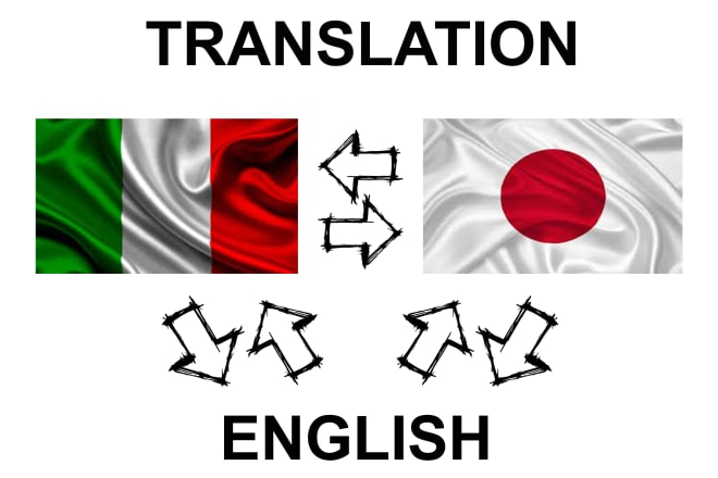 I will translate english to japanese and italian