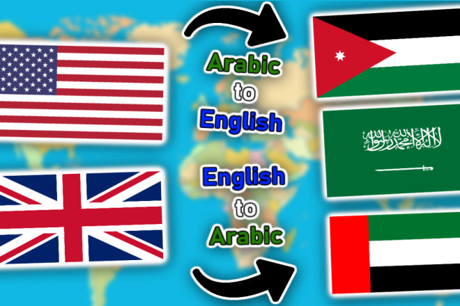 I will translate from arabic to english and vice versa
