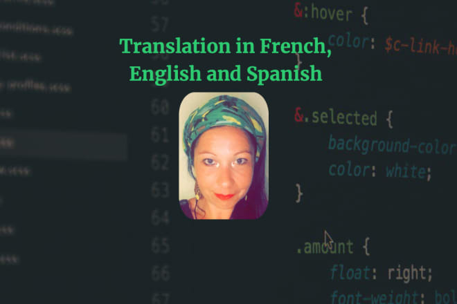 I will translate manually french, english or spanish