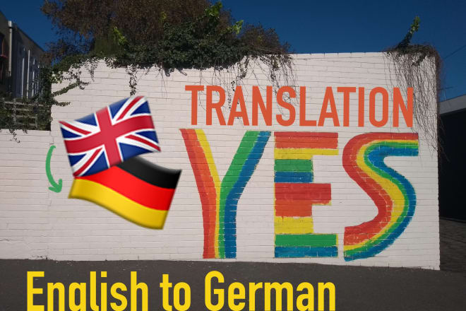 I will translate your ad campaign from english into german