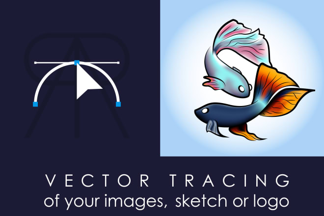 I will turn awesome vectorial image into cartoon vector tracing avatar