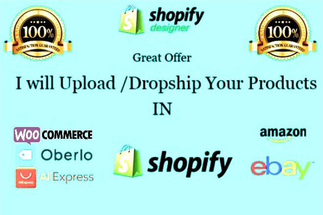 I will upload or copy products from any ecommerce, amazon store