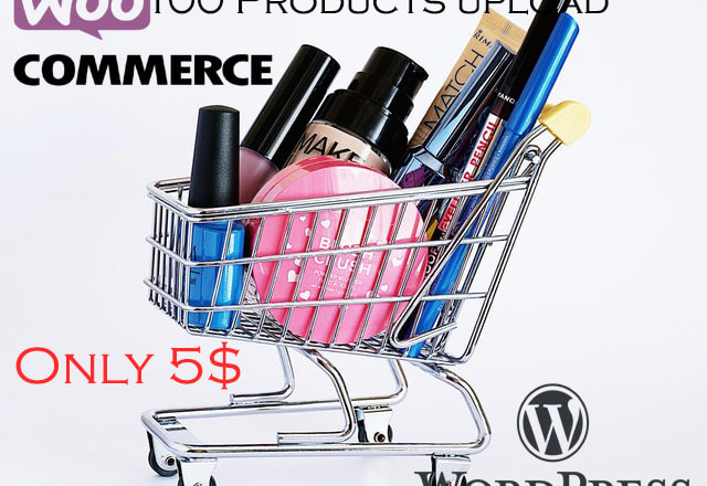 I will upload products for your ecommerce website within very short time