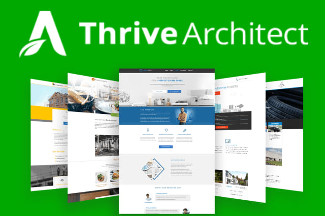 I will use thrive architect and design an eyecatching landing page