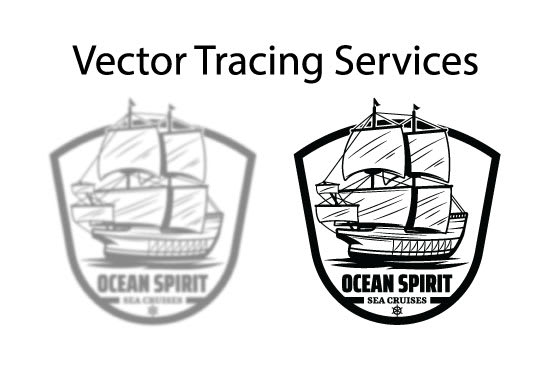 I will vectorize tracing redraw convert file logo artwork sketch image to vector