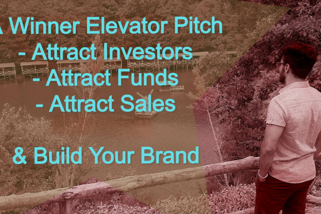 I will winner elevator pitch to attract investors and sales