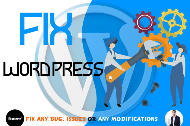 I will wordpress services for maintenance or bug fixing or customization