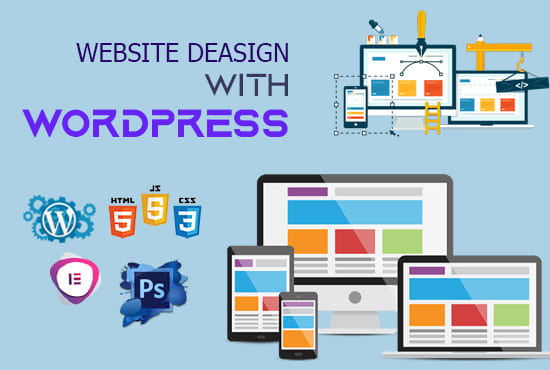 I will wordpress website design with pixel perfect