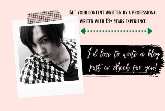 I will write a blog post for your author website