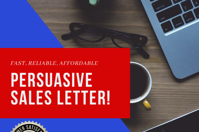 I will write a persuasive sales letter for your business