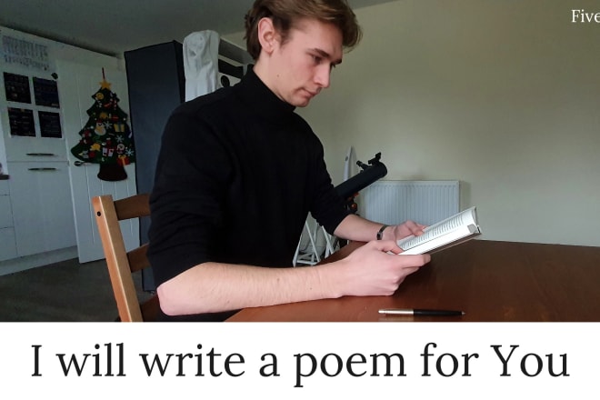 I will write a poem for you