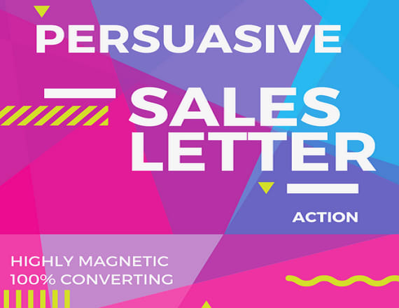I will write a powerful sales letter