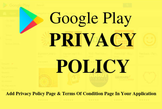 I will write a privacy policy and terms of service for app and web