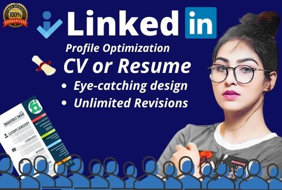 I will write a professional cv,resume and linkedin profile