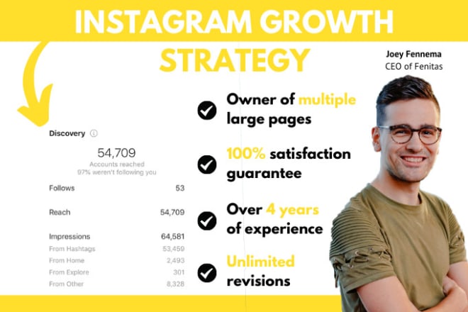 I will write a strategy to grow your instagram