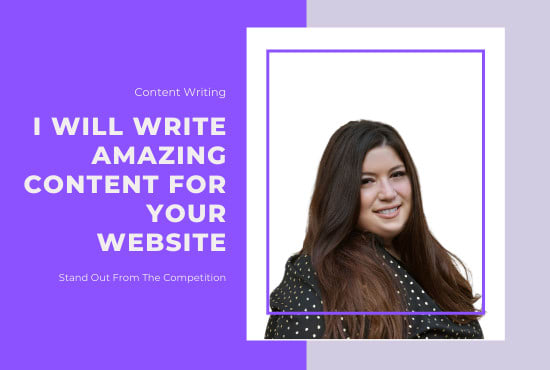 I will write amazing content for your website