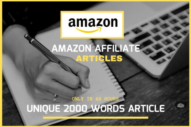 I will write amazon affiliate article with optimized SEO