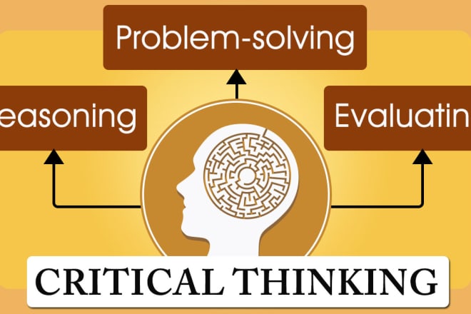 I will write an article on how to be a critical thinker