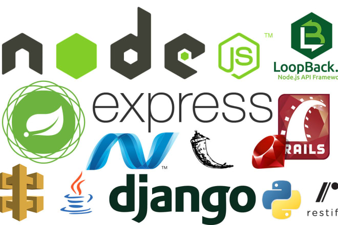I will write apis using nodejs,python,laravel for mobile,web app