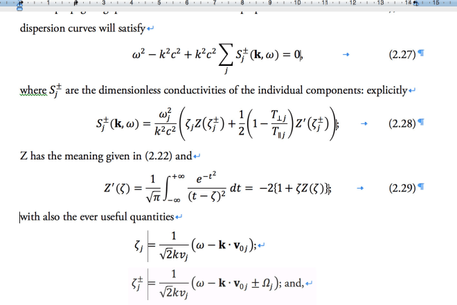 I will write complex mathematical equations in ms word