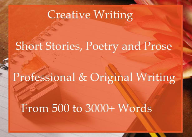 I will write creative and imaginative fiction writing