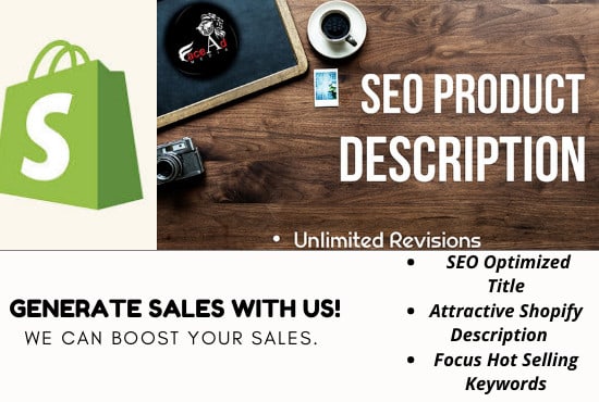 I will write engaging shopify SEO optimized product description with gifs