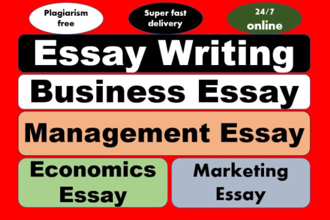 I will write essay in business, management and economics