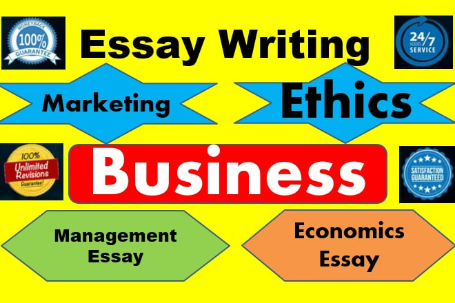 I will write essays in business, economics, and management