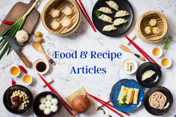 I will write food and recipe articles for your website or blog