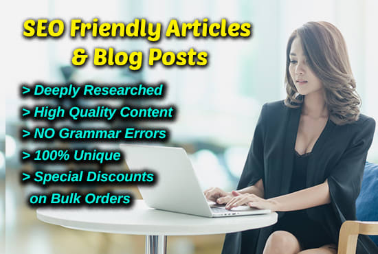 I will write friendly SEO article writing content and blog writing blog post writers