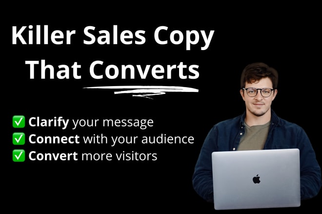 I will write killer sales copy for your landing page