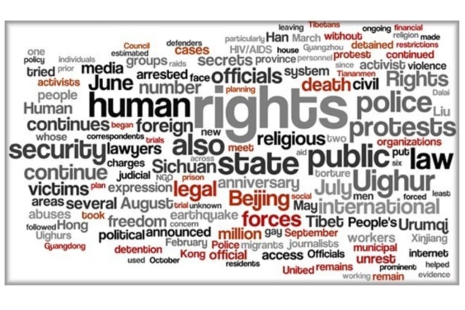 I will write on human rights social work law politics literature