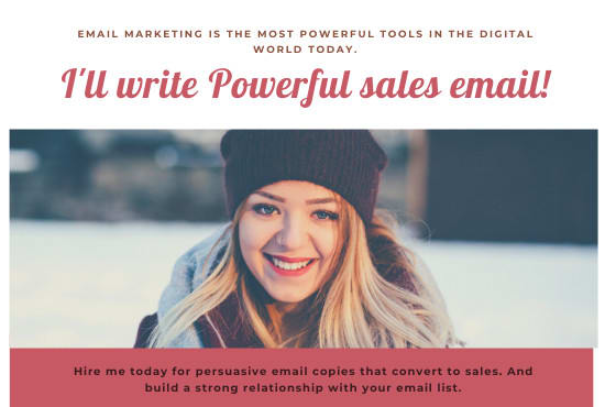I will write powerful direct response emails for your business