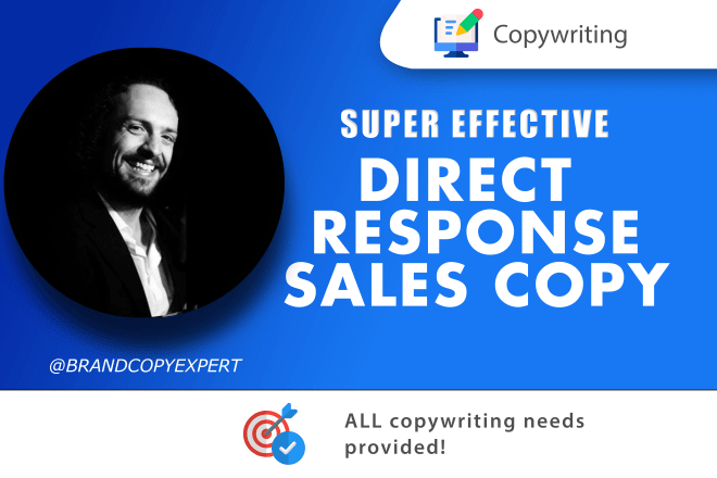 I will write sales copy that gets results