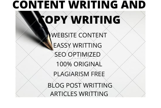 I will write seo blog post articles,copy writers,content writers